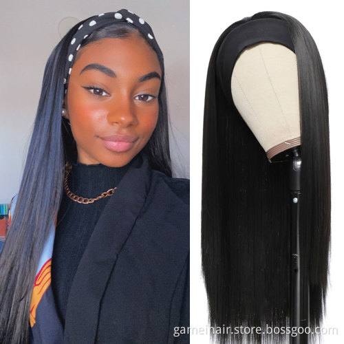 hairband  hairband  latest 18 inch wigs 100 8a 11a sunlight virgin head  headband wigs human hair frontal